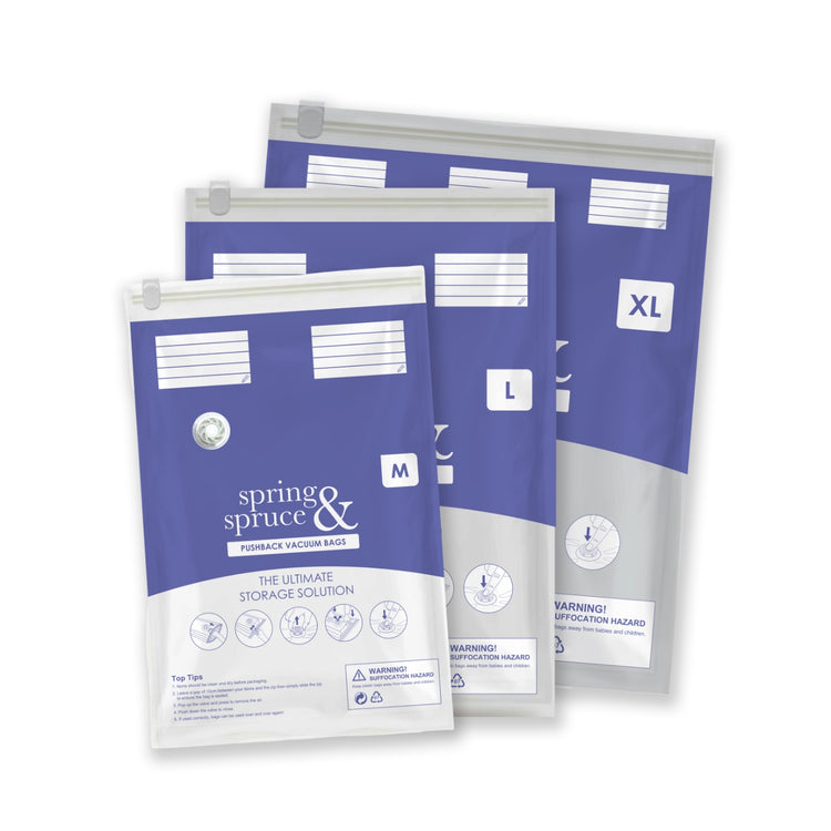 Pushback Vacuum Storage Bags