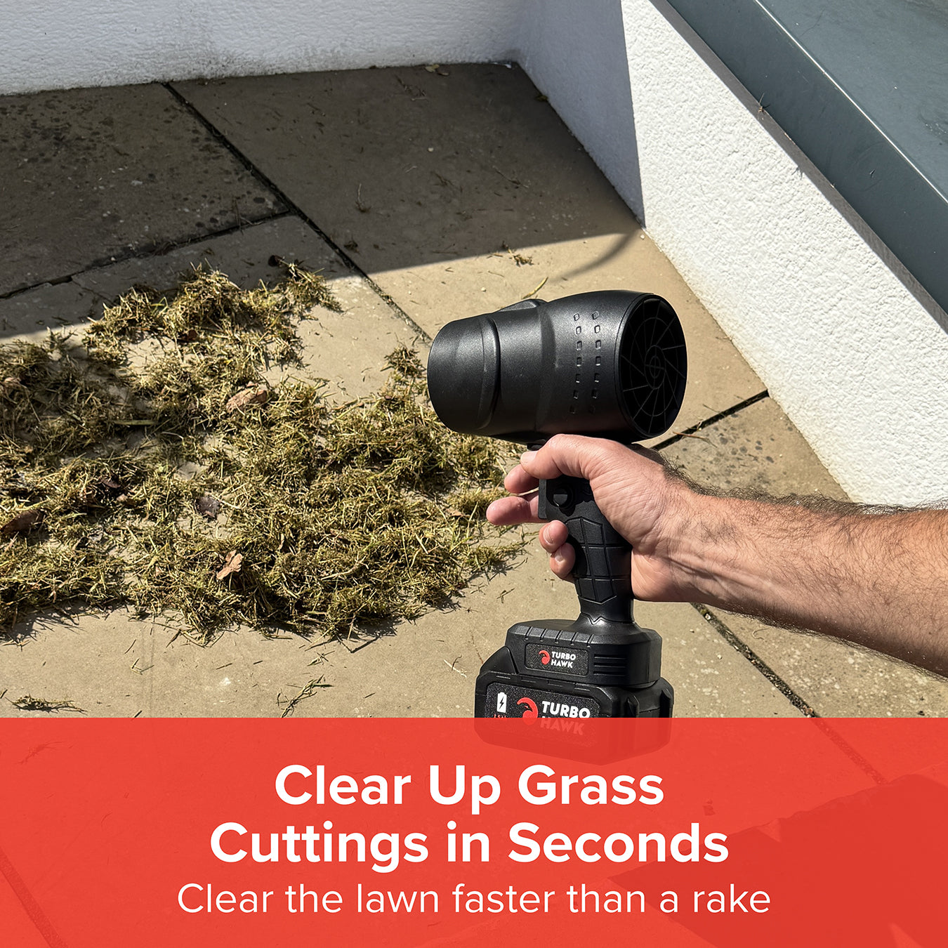 Turbo Hawk Cordless Garden Air Blower with Additional Battery