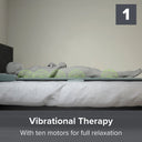 eZwell 3-in-1 Massage Remedy System Mattress by YAWN - Standard Size (Outlet)
