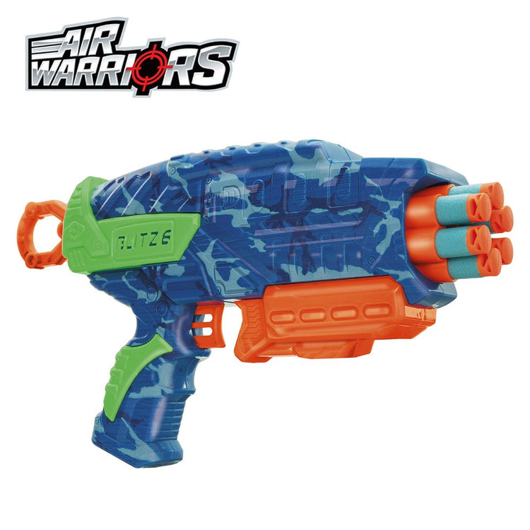 Air Warriors Blitz 6 – 6-Chamber Handheld Dart Blaster