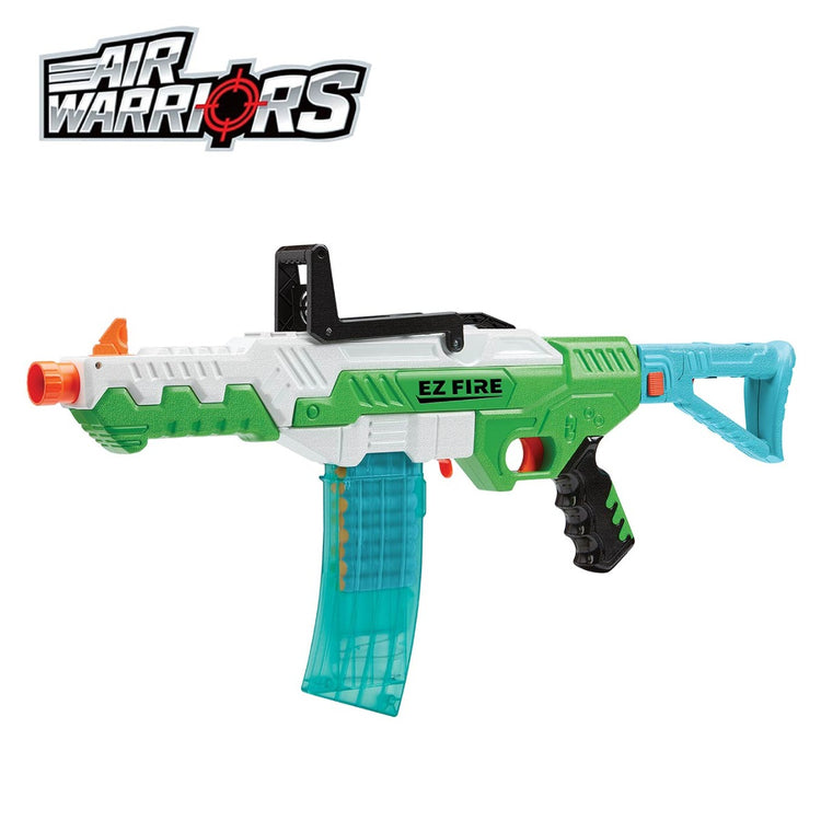 Air Warriors EZ Fire Blaster - Clip Dart Blaster Rifle