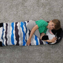 Happy Nappers - Black Shark 2-in-1 Plush Toy and Sleeping Bag Medium (ages 3 to 6)