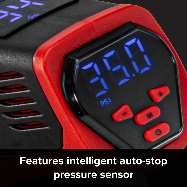 Bullseye Pro – Cordless Tyre Inflator & Air Compressor