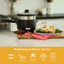 Drew&Cole Electric CleverPot – Energy & Space Saving Portable Pan