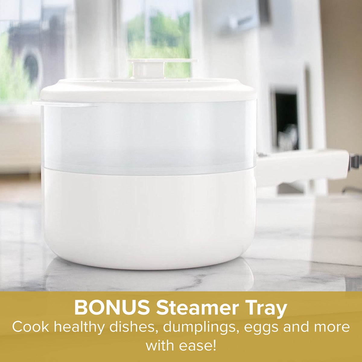 Ceramax Hot Pot – 1.5L Portable Electric Cooker