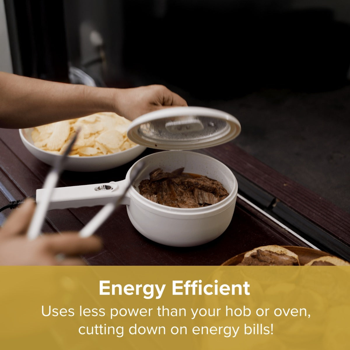 Ceramax Hot Pot – 1.5L Portable Electric Cooker