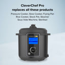 CleverChef Pro 5.7L – Digital Pressure & Multi-Function Cooker