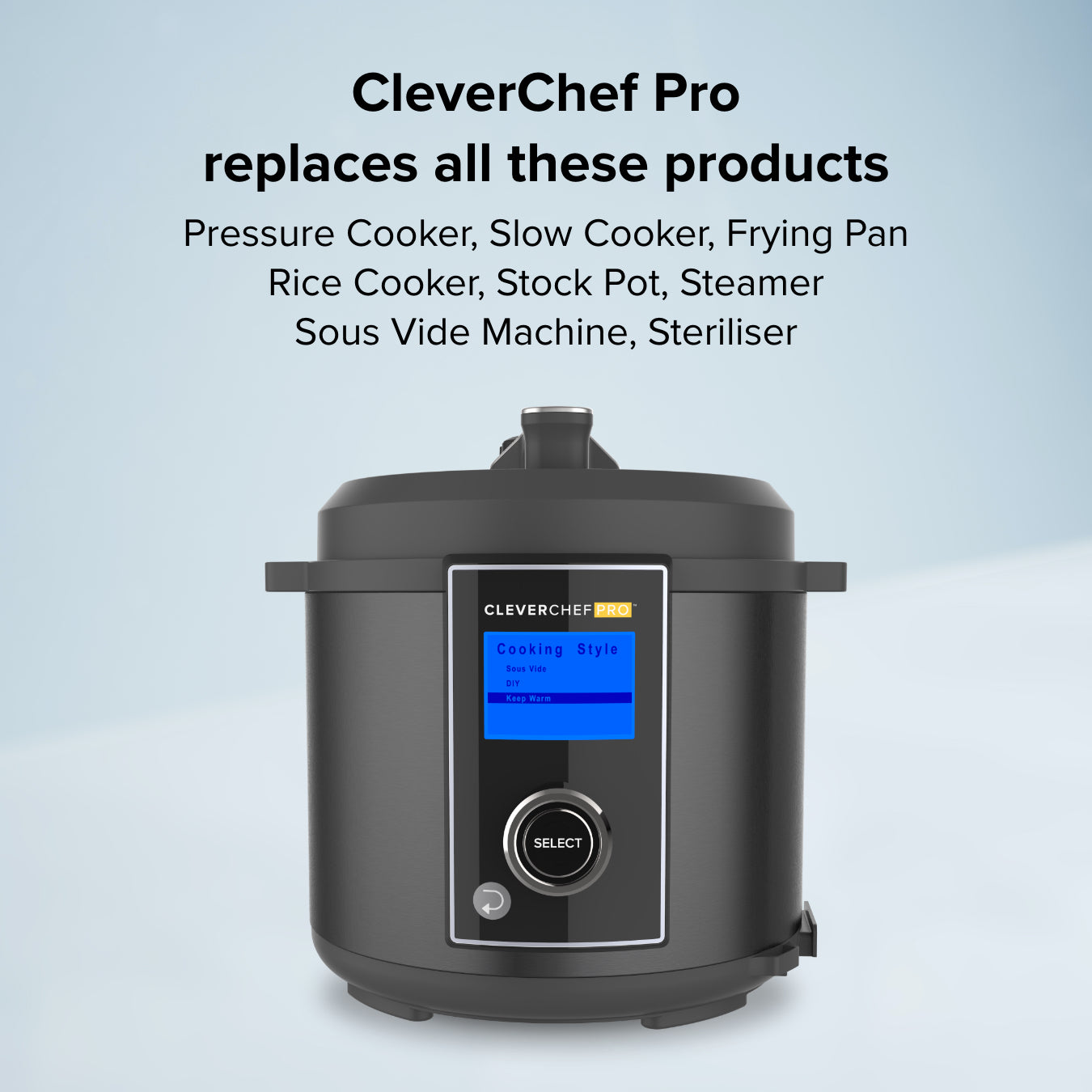 CleverChef Pro 5.7L – Digital Pressure & Multi-Function Cooker