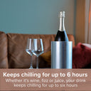 Coolenator - The Active Cooling Wine Cooler - Black
