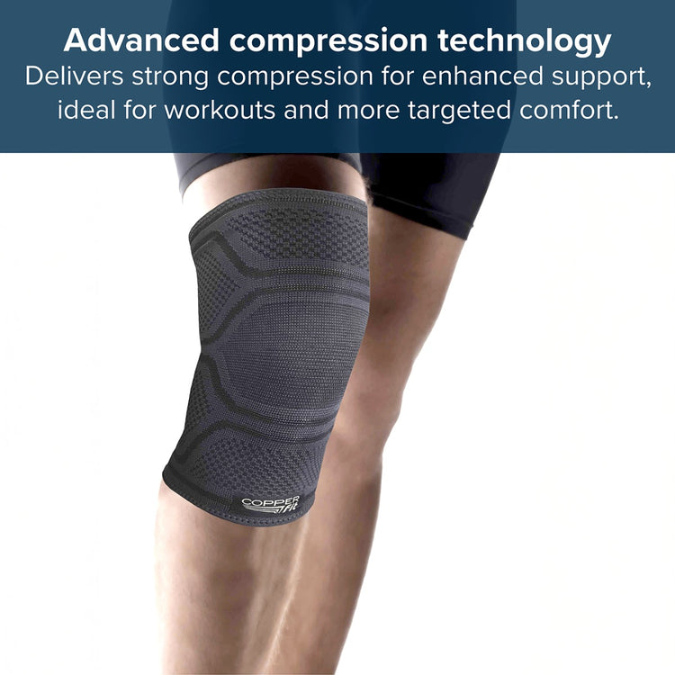 Copper Fit Elite Knee Compression Sleeve - 2 Pack
