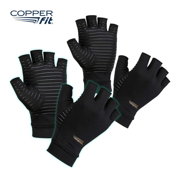 Copper Fit Comfort Compression Gloves - 2 Pack