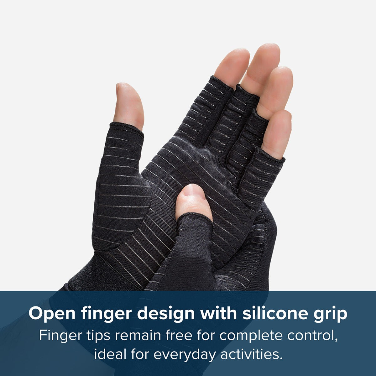 Copper Fit Comfort Compression Gloves - 2 Pack