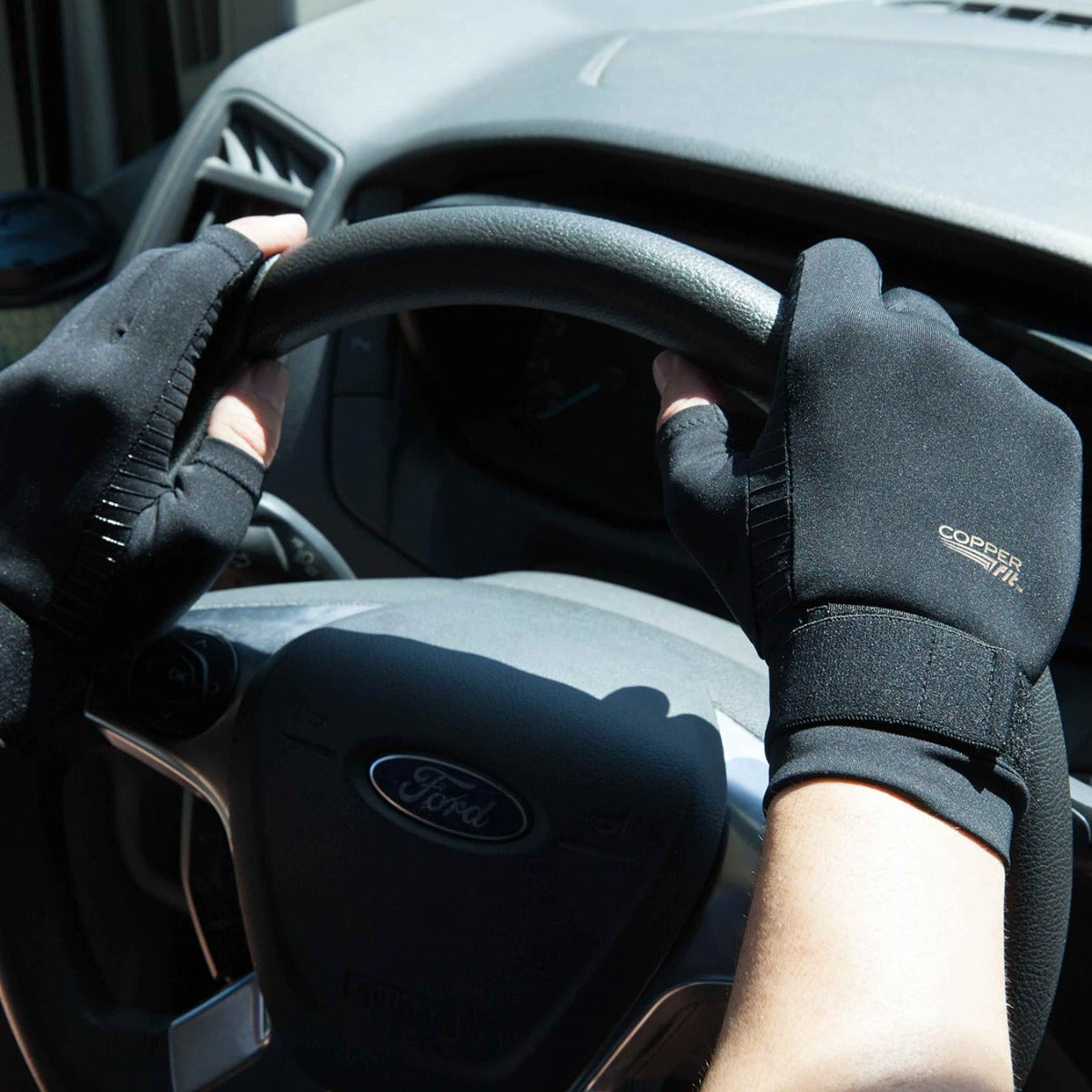 Copper Fit Comfort Compression Gloves - 2 Pack