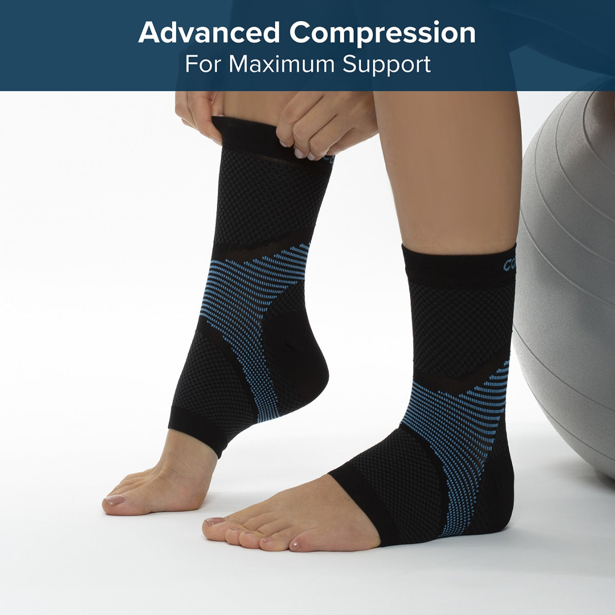ICE Plantar Fascia Ankle Compression Sleeve