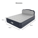 YAWN Air Bed DELUXE with Custom Fitted Sheet – Self Inflating