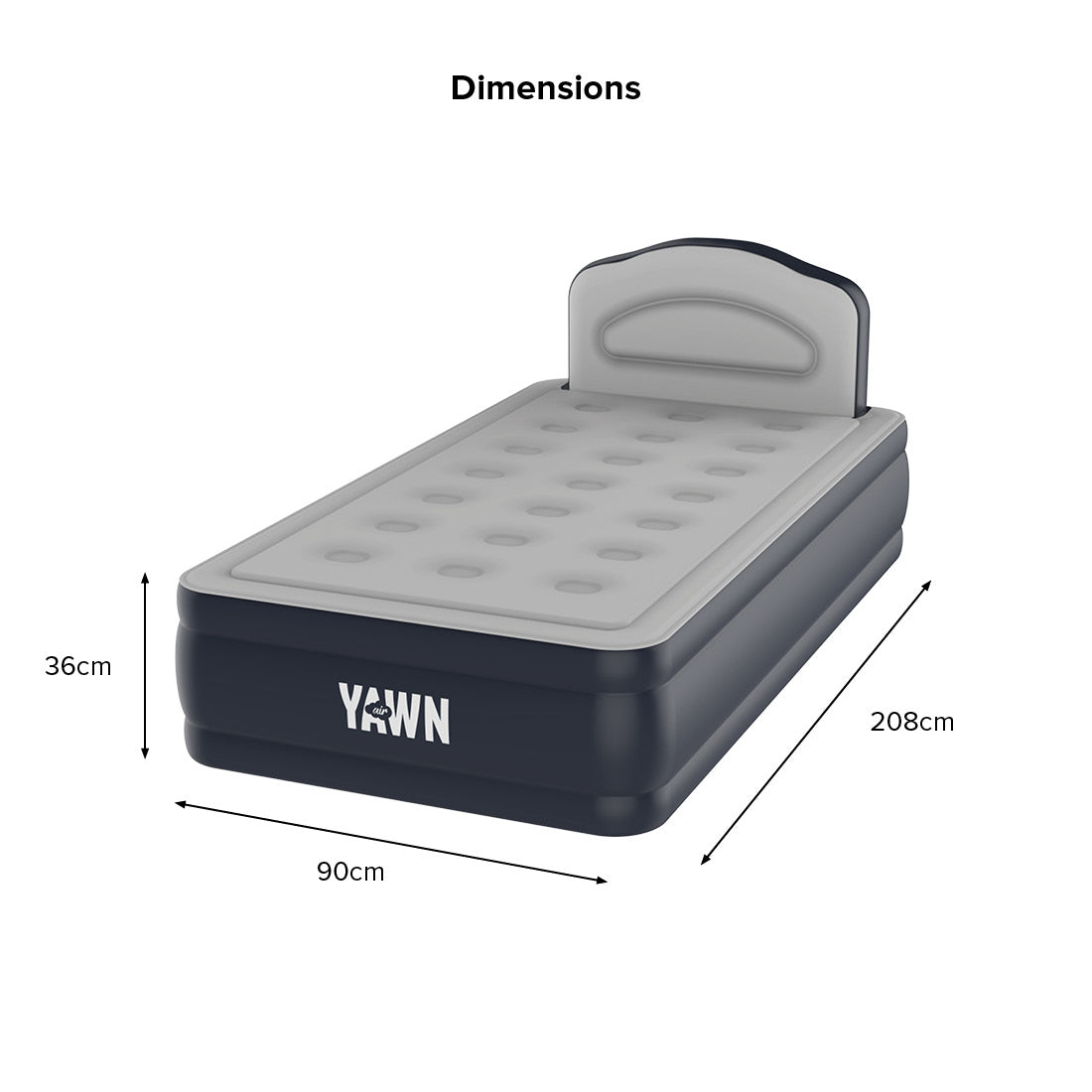 YAWN Air Bed Single