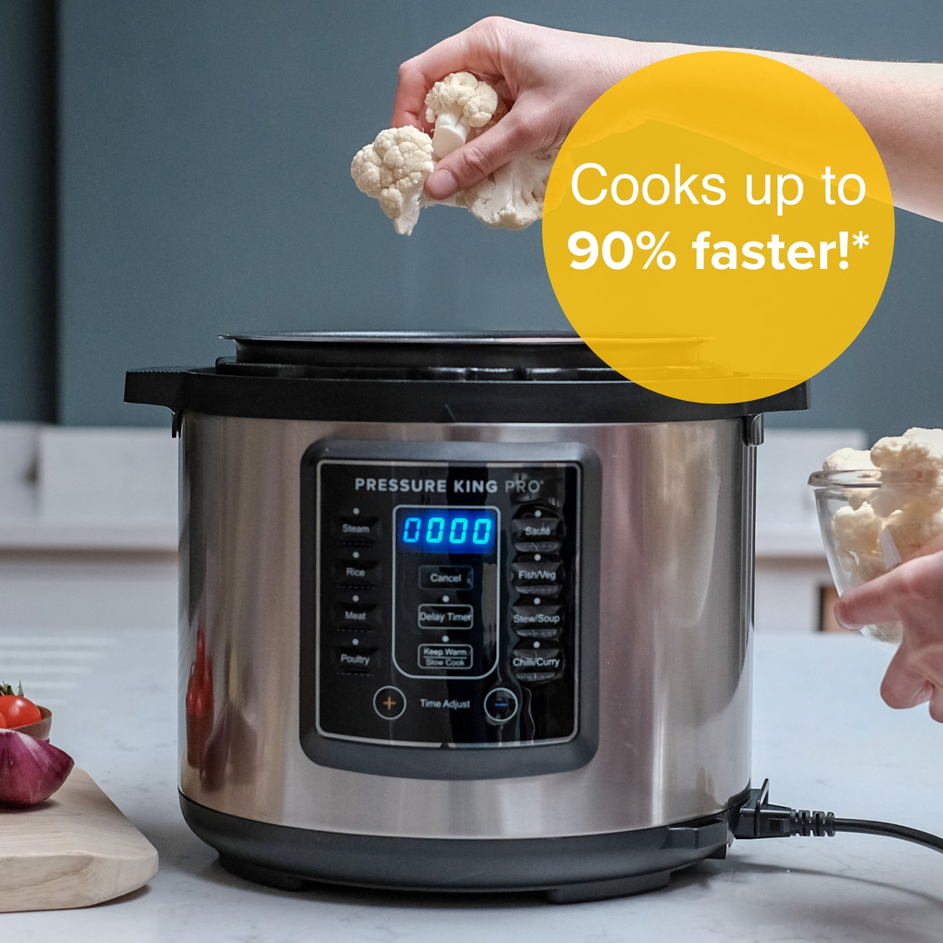 Pressure King Pro (4.8L) – 14-in-1 Digital Pressure Cooker by Drew&Cole