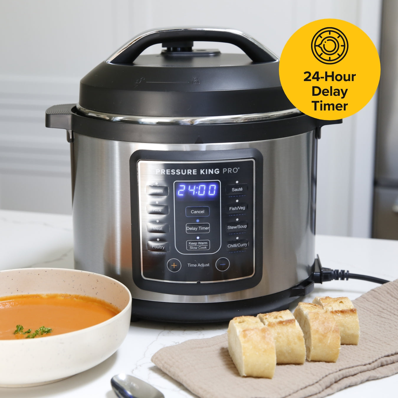 Pressure King Pro (4.8L) – 14-in-1 Digital Pressure Cooker by Drew&Cole
