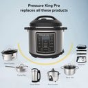 Pressure King Pro (4.8L) – 14-in-1 Digital Pressure Cooker by Drew&Cole