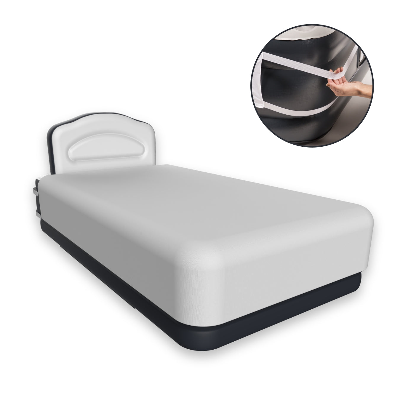 YAWN Air Bed DELUXE Single with Custom Fitted Sheet