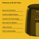 Drew&Cole 8-in-1 Digital Air Fryer (4L)