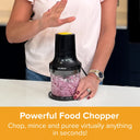 Clever Chop 3 in 1 Chopper, Dicer & Puree maker with 2 Prep & Store Bowls