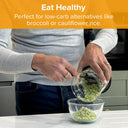 Clever Chop 3 in 1 Chopper, Dicer & Puree maker with 2 Prep & Store Bowls