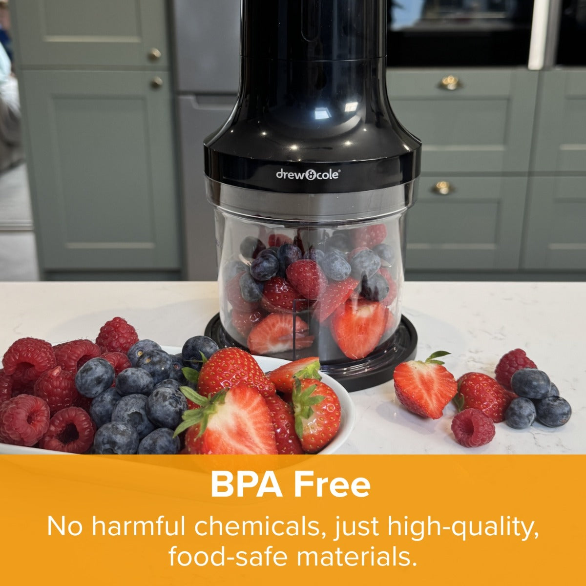 Clever Chop 3 in 1 Chopper, Dicer & Puree maker with 2 Prep & Store Bowls