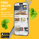 Clever Chop 3 in 1 Chopper, Dicer & Puree maker with 2 Prep & Store Bowls