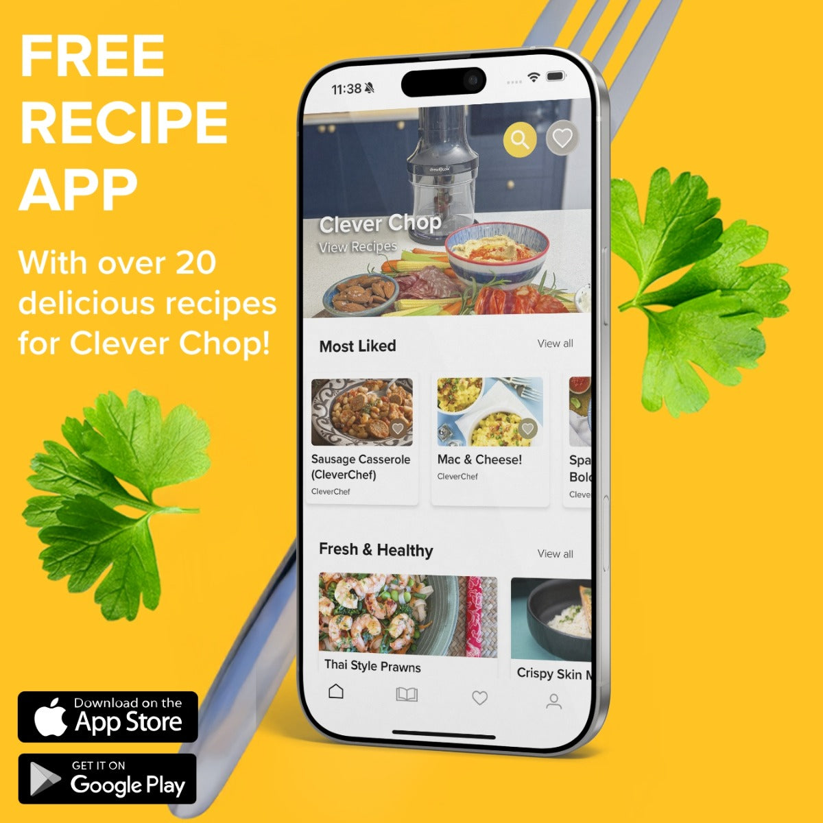 Clever Chop 3 in 1 Chopper, Dicer & Puree maker with 2 Prep & Store Bowls