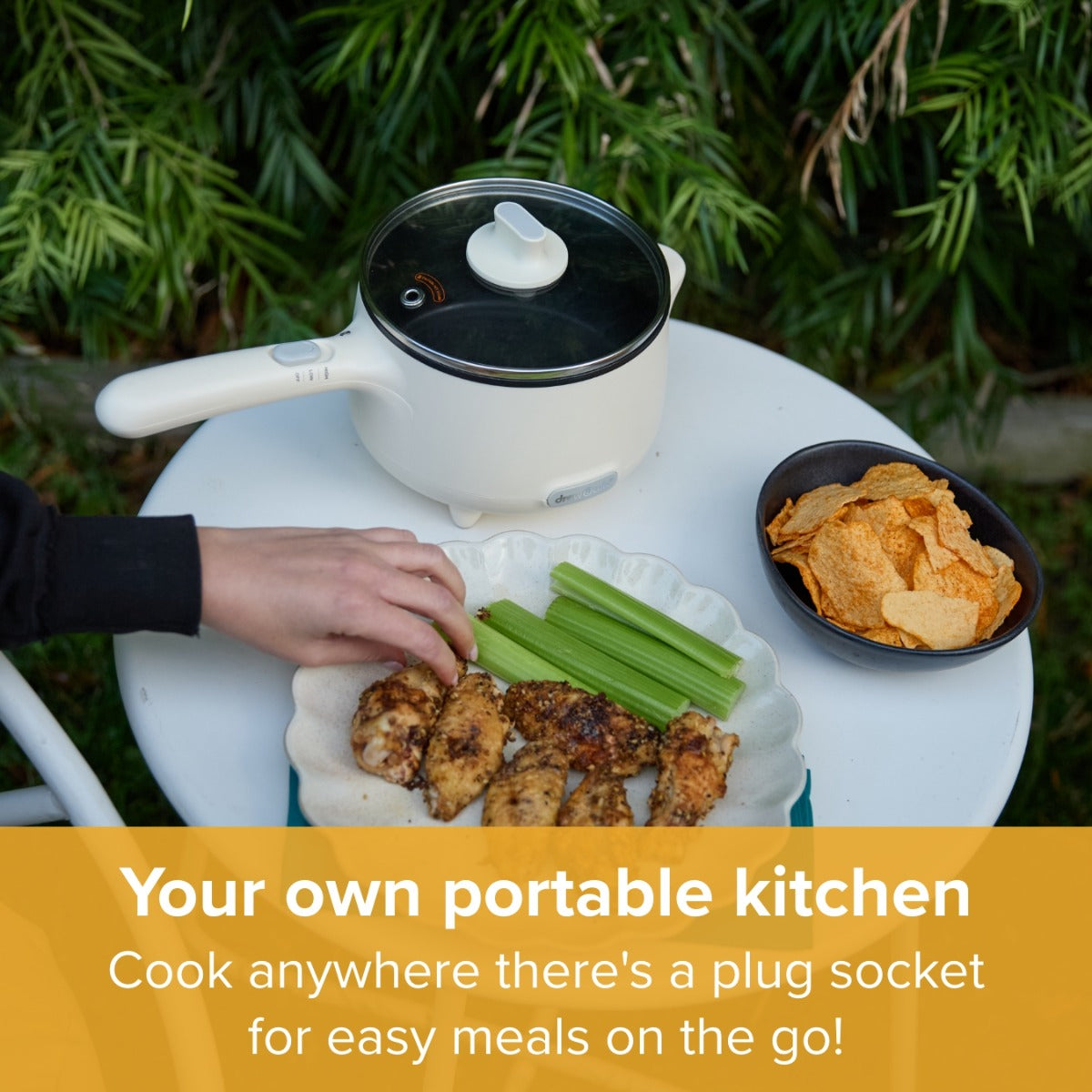 Drew&Cole Electric CleverPot – Energy & Space Saving Portable Pan