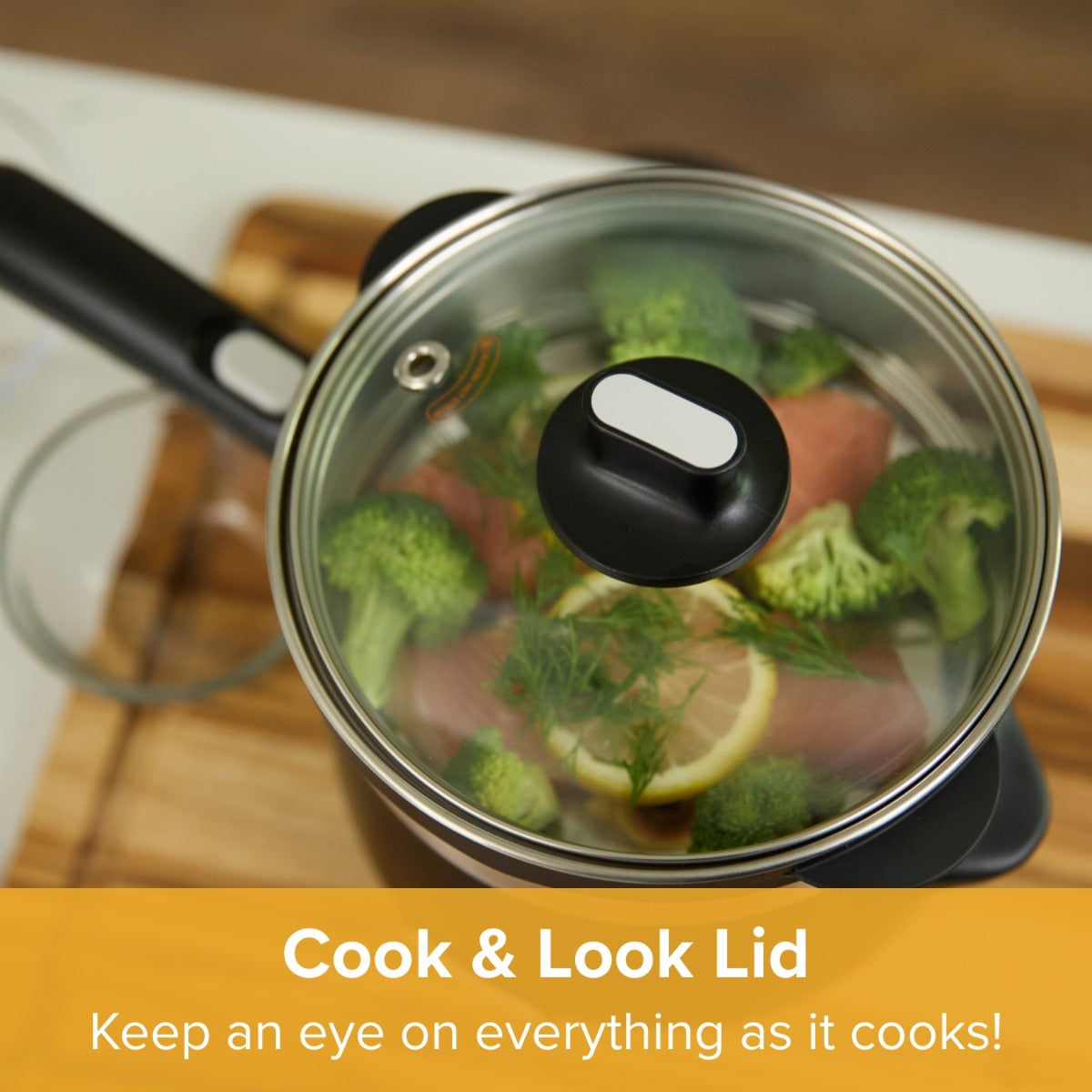 Drew&Cole Electric CleverPot – Energy & Space Saving Portable Pan