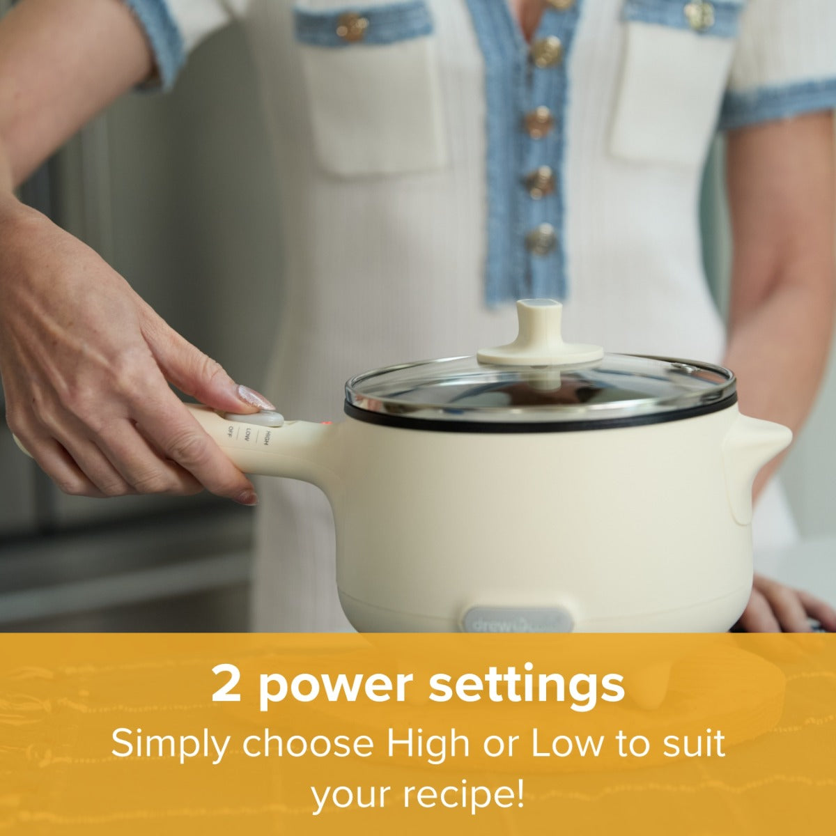 Drew&Cole Electric CleverPot – Energy & Space Saving Portable Pan