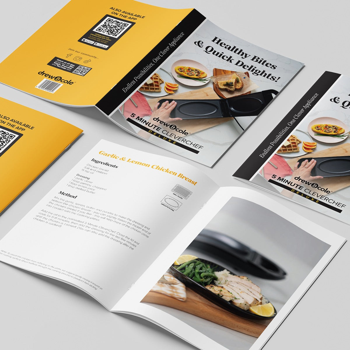 Healthy Bites and Quick Delights – The 5 Minute CleverChef Deluxe Cookbook