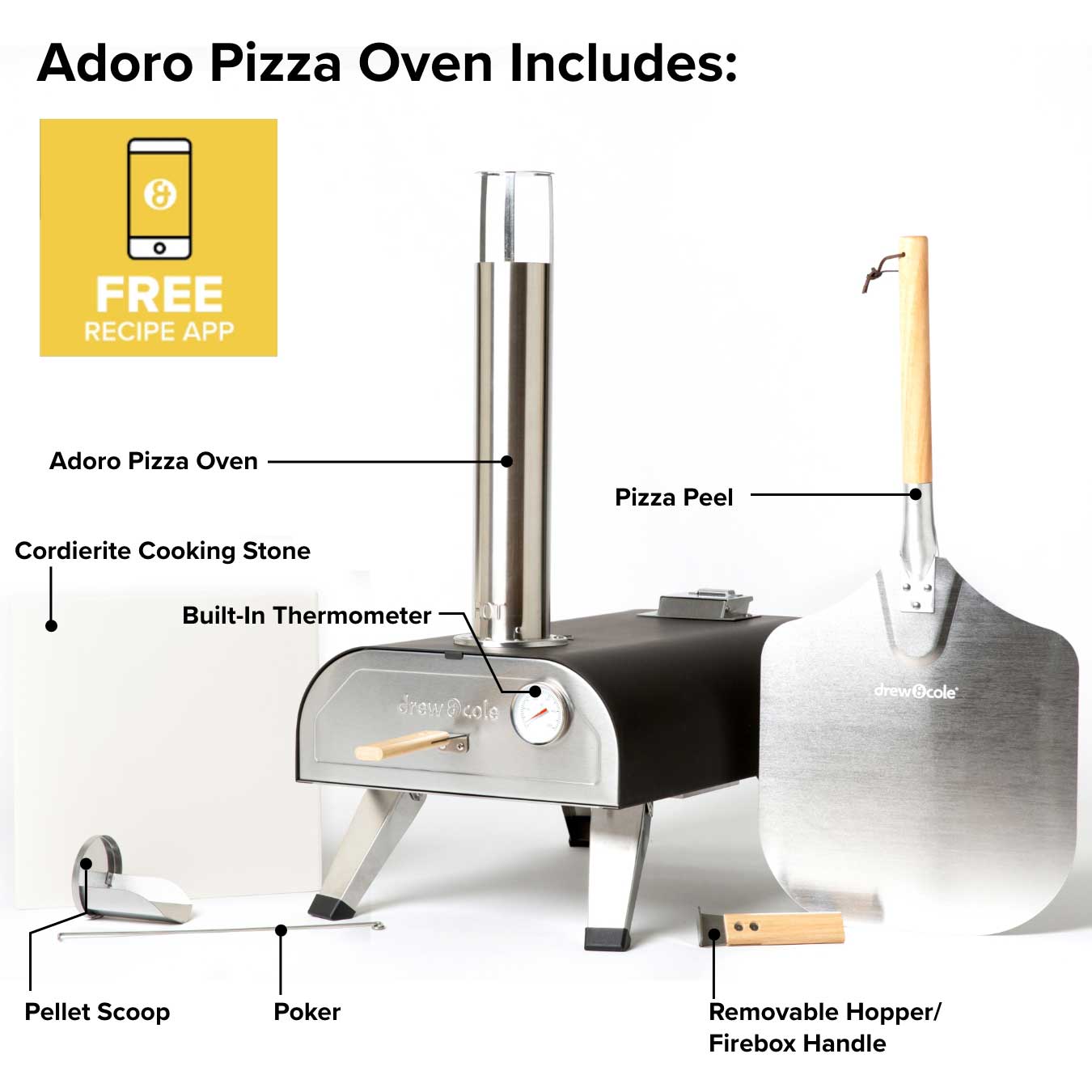 Drew&Cole Adoro Pizza Oven