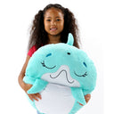 Disco Dolphin 2-in-1 Plush Toy and Sleeping Bag