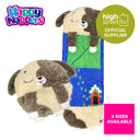 Cuddly Dog 2-in-1 Plush Toy and Sleeping Bag