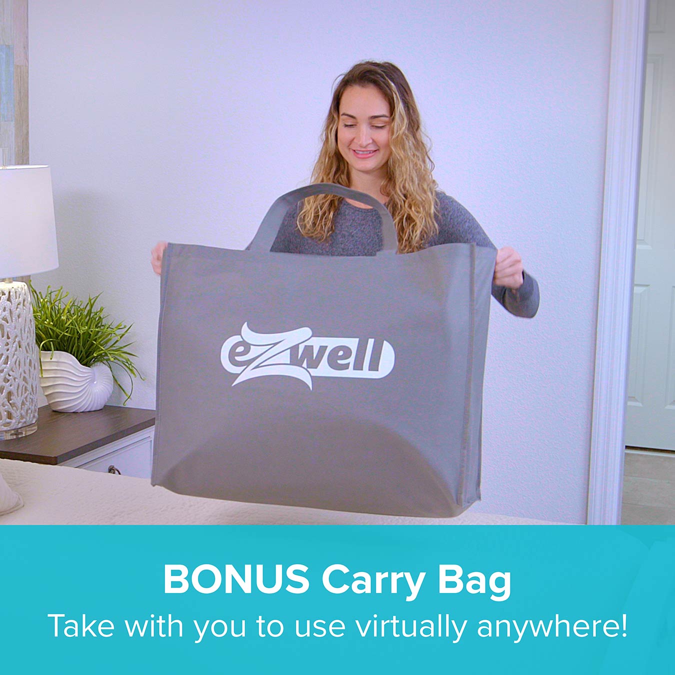 eZwell Massage System Mattress by YAWN - Extra Large