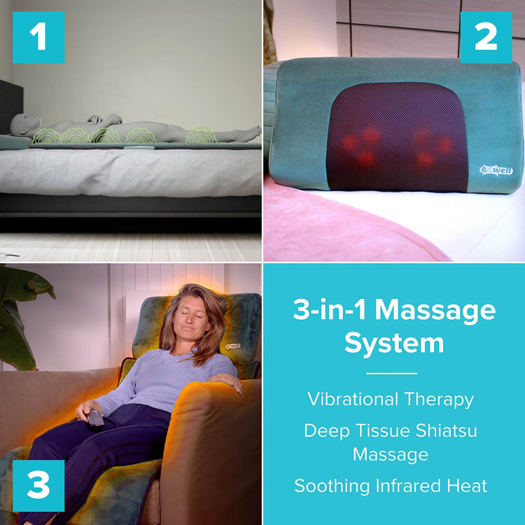 eZwell 3-in-1 Massage Remedy System Mattress - Large (Outlet)