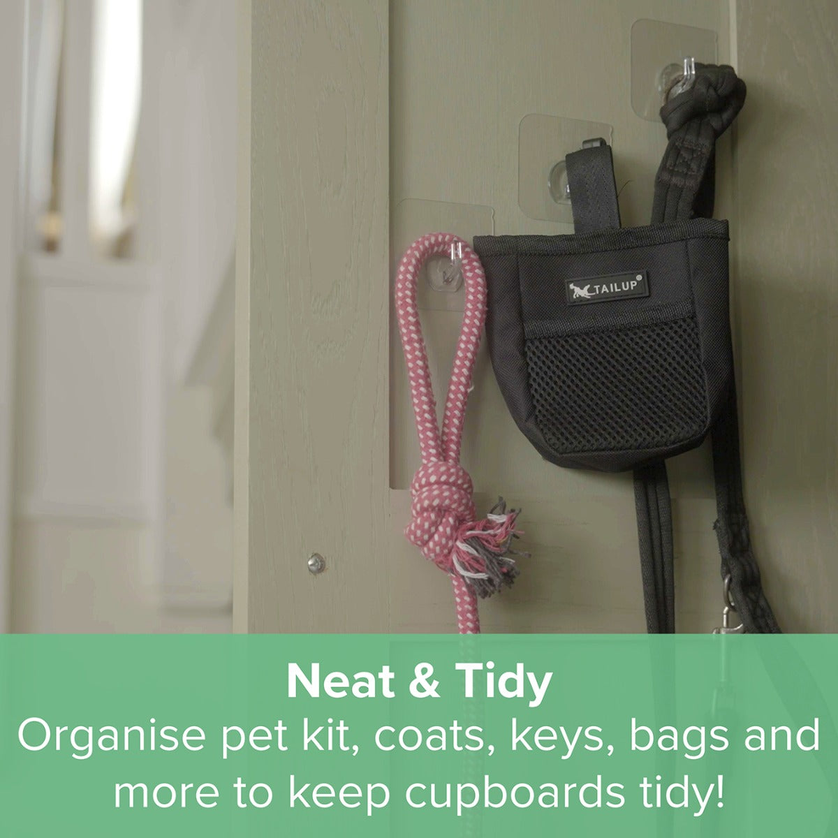 Happy Hooks 10-pack – Damage-Free, Heavy Duty Wall Hooks
