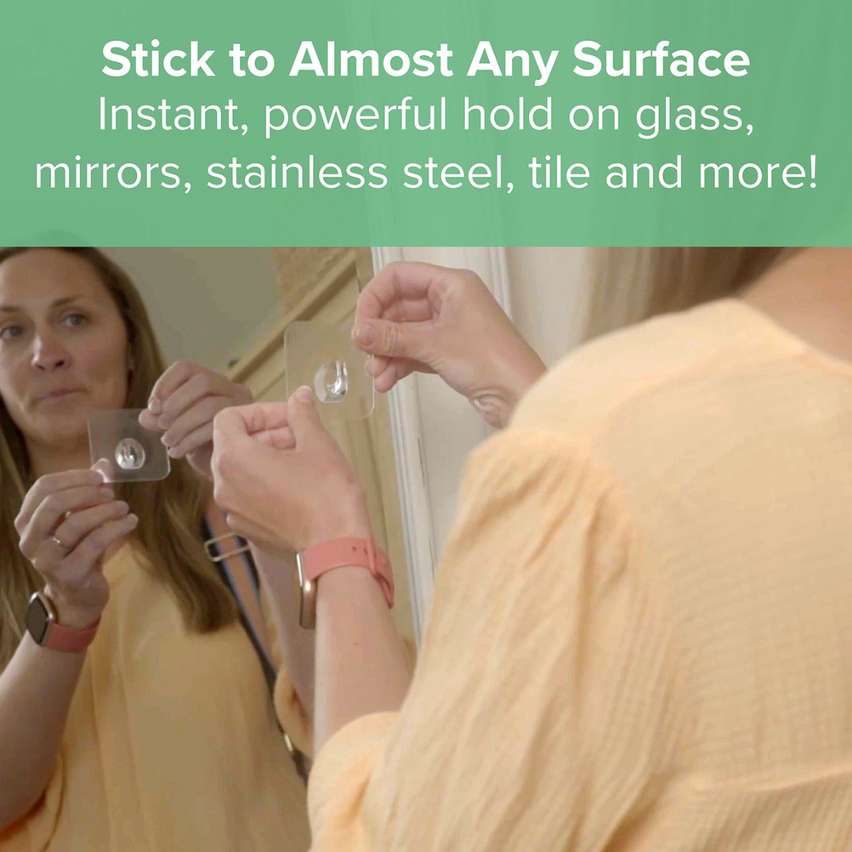 Happy Hooks 10-pack – Damage-Free, Heavy Duty Wall Hooks