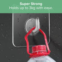 Happy Hooks 10-pack – Damage-Free, Heavy Duty Wall Hooks