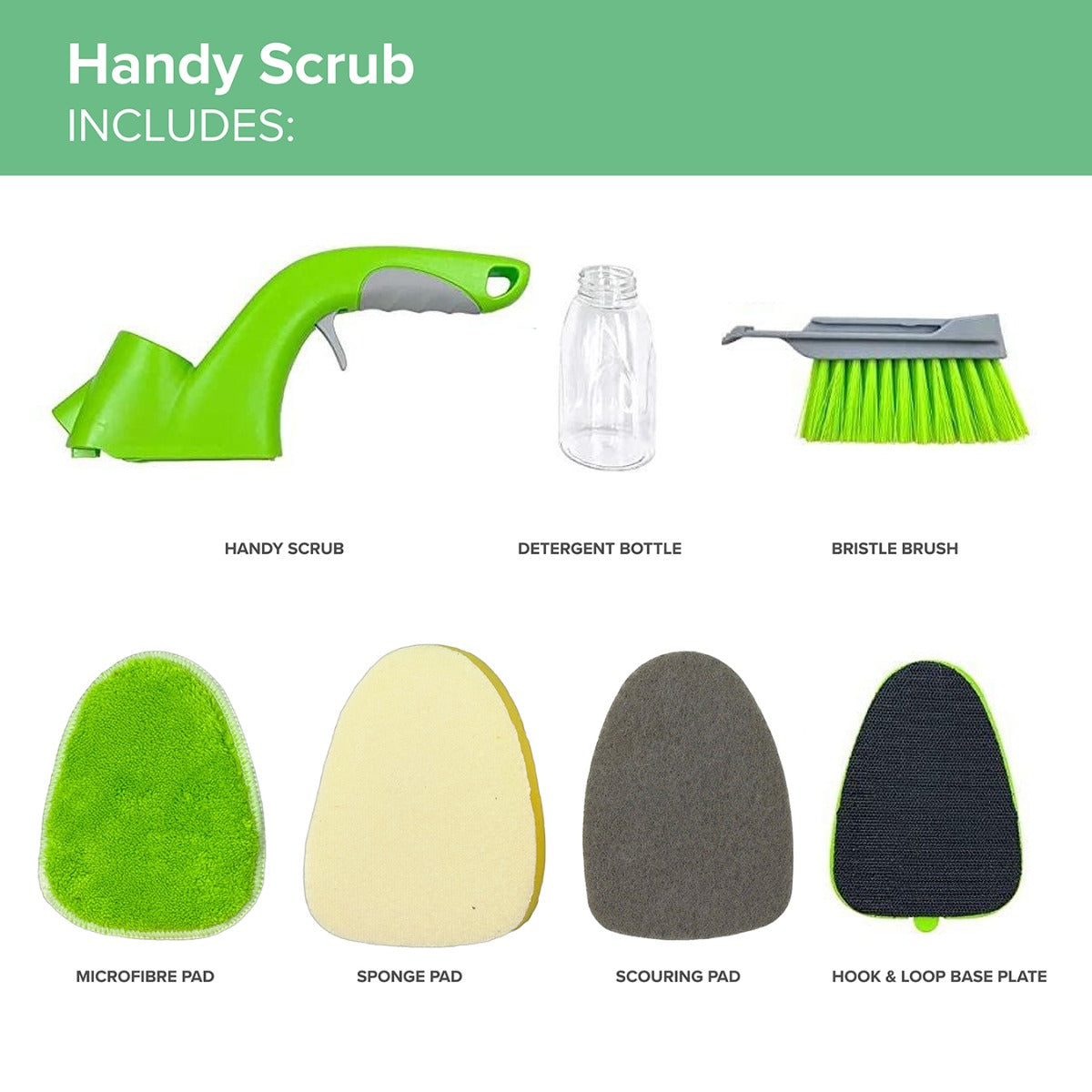 Handy Scrub 4-in-1 Handheld Scrubber