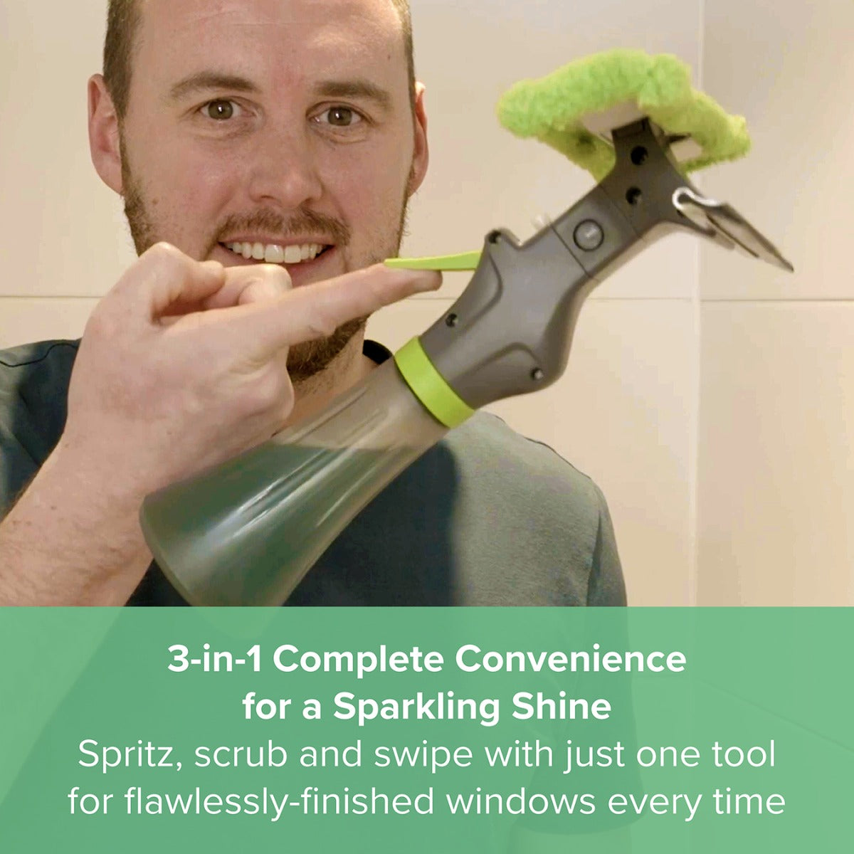 Window Wonder 3-in-1 Window, Mirror and Tile Cleaner