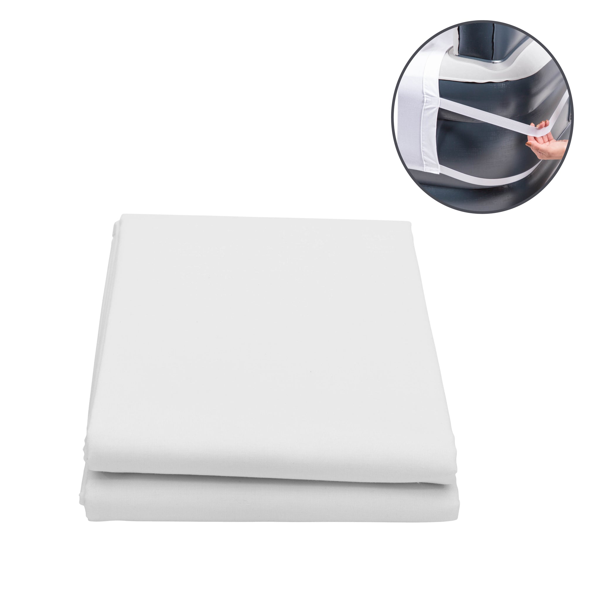 YAWN Air Bed DELUXE with Custom Fitted Sheet – Self Inflating