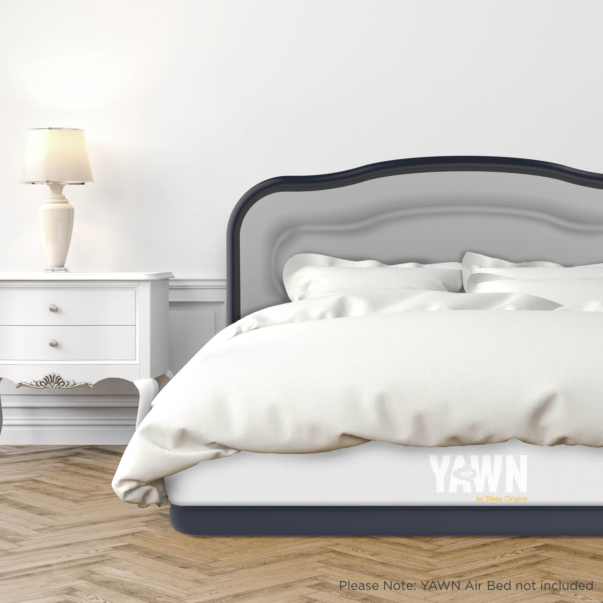 YAWN Air Bed DELUXE with Custom Fitted Sheet – Self Inflating