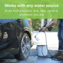 Jet Hawk Cordless Portable Pressure Washer - Green