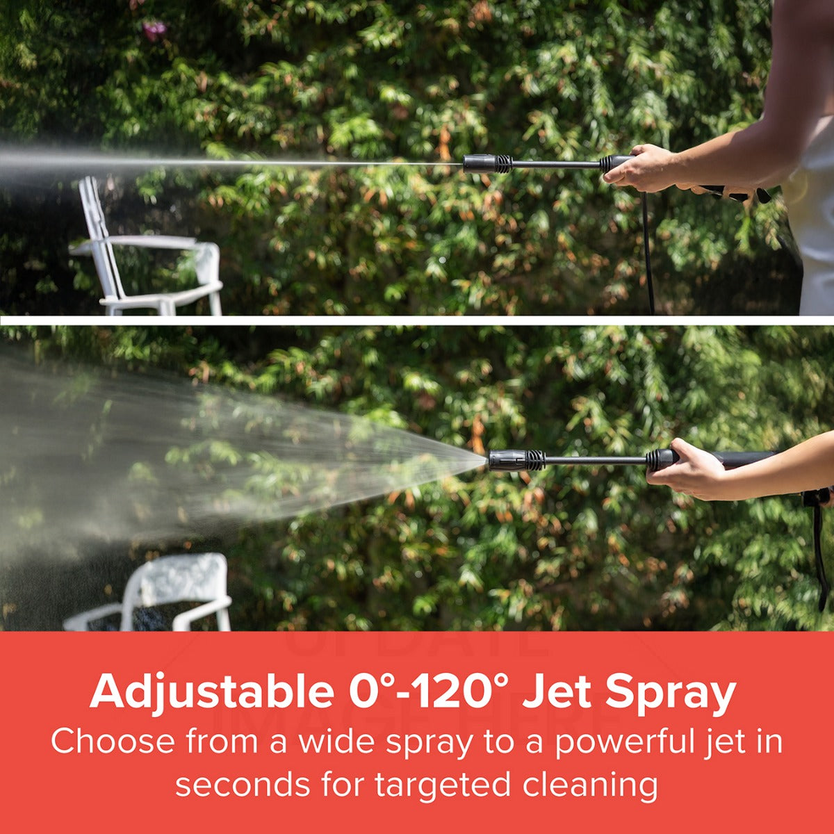 Jet Hawk MAX  - High Pressure Washer - Compact, Lightweight with Fully Adjustable Powerful Spray.