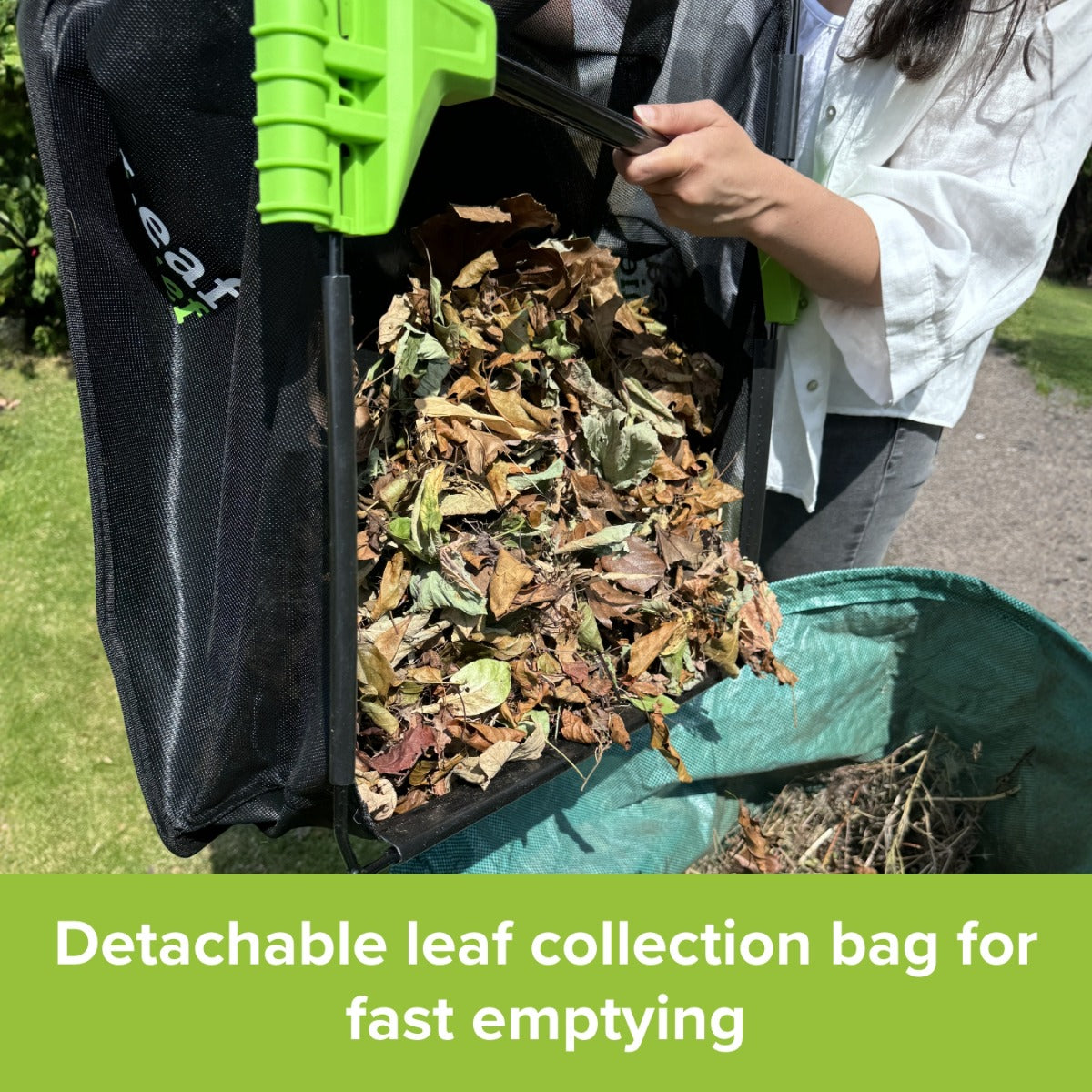 Garden Force Leaf Chief - Push Leaf and Grass Collector