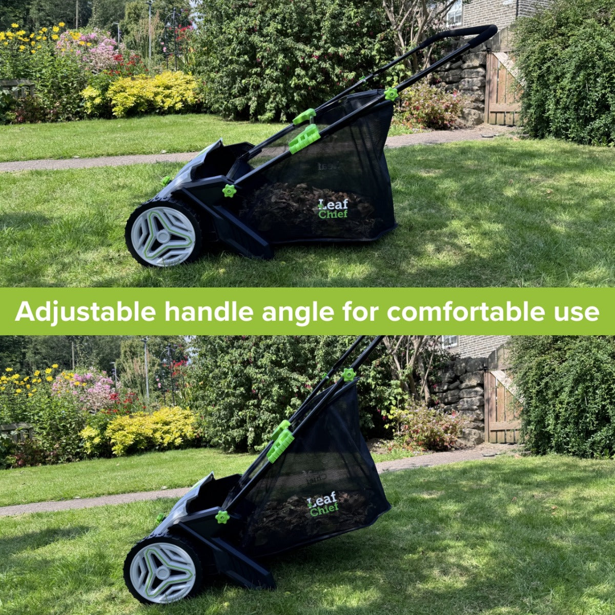 Garden Force Leaf Chief - Push Leaf and Grass Collector